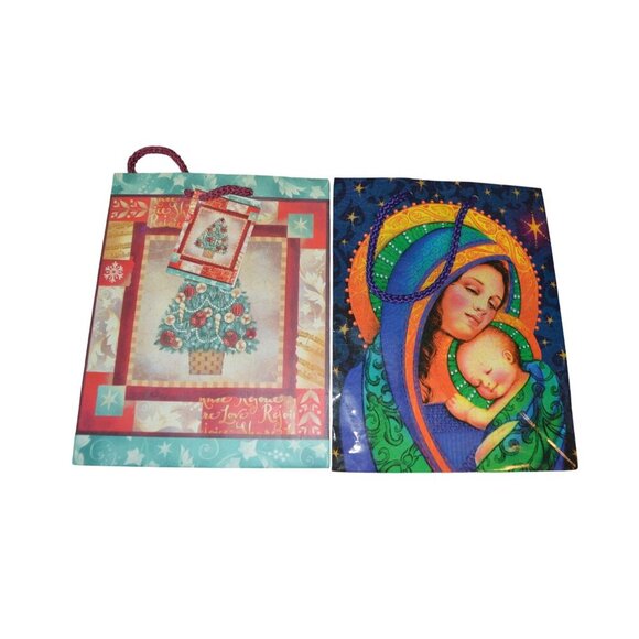 Vintage y2k 9 Piece Gift Bag Tissue Bundle Birthday Christmas All Occasion Party - Picture 3 of 5